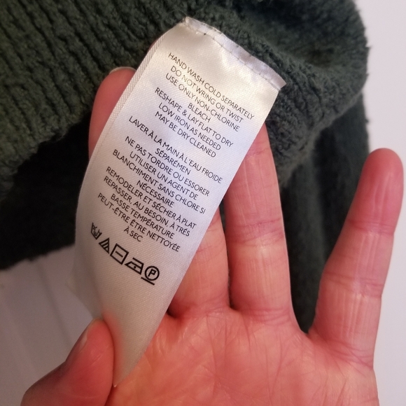 Free People Found My Friend Cardi Size M Green - Picture 7 of 10